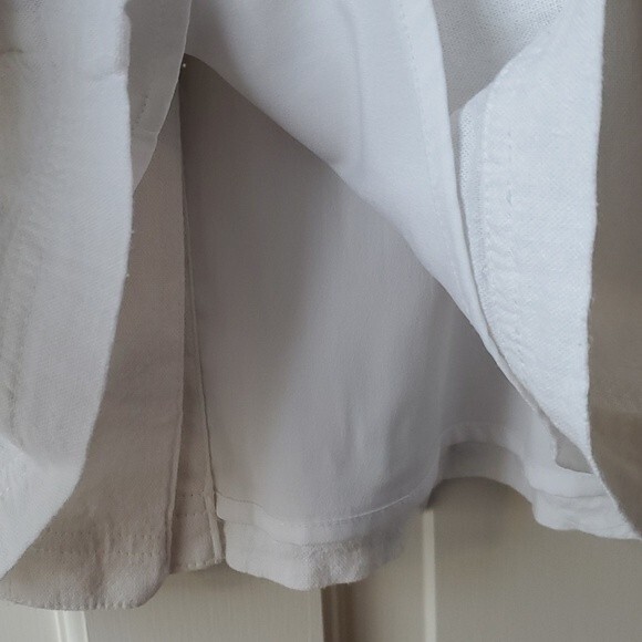 HOLLISTER HIGH WAIST WHITE COTTON BUTTON SKIRT XS - Picture 8 of 8
